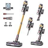 Cordless Vacuum Cleaner, Upgraded 55KPA 650W 70Mins Stick Vacuum with Hurricane Mode, Self-Standing, Touch Screen, 1.8L Dust Cup, Anti-tangle Wireless Vacumm, Vacuum Cleaners for Home/Pet Hair/Carpets