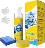 4-in-1 Multi-Enzyme Foam Cleaner 5oz, All-Purpose Deep Cleaning Spray for Car Interior, Kitchen Grea, Foam Cleaner All Purpose, Powerful & Multipurpose Car Interior 𝐅oam 𝐂leaner (150ml)