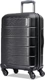 American Tourister Stratum 2.0 Expandable Hardside Luggage with Spinner Wheels, Jet Black, Carry-on