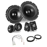 NVX E-Series Rear Speaker Upgrade Kit for 2015-2020 Ford F-150 – 6.5" 2-Way Component Speakers (600W Peak) with Harness & Kick Panel Adapters – OEM Plug & Play Factory Replacement