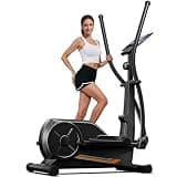 CURSOR Elliptical Exercise Machine, Elliptical Machine for Home with Hyper-Quiet Magnetic Driving System,8 Levels Resistance, 350LBS Weight Capacity,Compact Elliptical with 12IN Stride & LCD Monitor