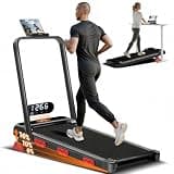 16% Incline 3-in-1 Under Desk Walking Pad Treadmill, 2.5HP Ultra Quiet Foldable Compact Treadmill, Portable Workout Machine for Home & Office, 0.6-6.2 MPH Adjustable Speed, 300 LBS Max Weight Capacity