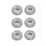 Replacement Shaver Heads Compatible with Philips ,Compatible for Norelco SH30 SH50 Series 3000/2000/1000, Stainless Steel Rotary Blade(SH30(6PCS))