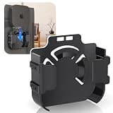 Cozcty Mount for Apple TV, Wall Mount Behind TVs Bracket, Black Apple TV Holder Compatible with All Apple Television Generations (Including All 4K Models), Easy Screw Mount or Stick on Back of TVs