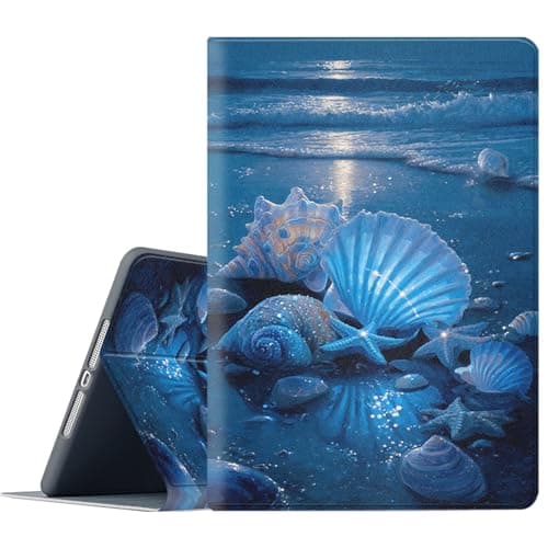 FGDRFGRW Case for Samsung Galaxy Tab A11/A9 8.7-Inch 2025/2023,Adjustable Stand Auto Wake/Sleep Function Full Body Protection Cover - Moonlight Shell