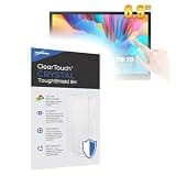 BoxWave Screen Protector Compatible With Wisecoco Portable Monitor (8.9 in) - ClearTouch Crystal ToughShield 9H (2-Pack), Clear 9H Tough Flexible Film Screen Protector