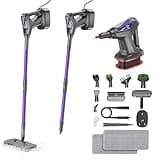Steam Mop for Floor Cleaning, Heavy Duty All-in-One Steam Cleaner for Home with Detachable Handheld Steamer, for Hardwood, Tile, Walls, Grout, Windows, Furniture and Decks