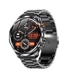 Military Smart Watches for Men (Answer/Make Calls), 1.91''Smart Watch with Blood Pressure/Heart Rate/Sleep/100+ Sport Modes, Fitness Tracker for Android and iPhone, Waterproof Watches for Men(Black)