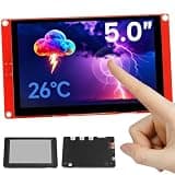ELECROW ESP32 Display 800×480, 5 Inch HMI Basic ESP32 RGB TFT LCD Touch Screen with Acrylic Case, 32-Bit LX6 Dual-Core Processor, Up to 240MHz, Compatible with Arduino, LVGL, PlatformIO, MicroPython