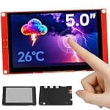 ELECROW ESP32 Display 800×480, 5 Inch HMI Basic ESP32 RGB TFT LCD Touch Screen with Acrylic Case, 32-Bit LX6 Dual-Core Processor, Up to 240MHz, Compatible with Arduino, LVGL, PlatformIO, MicroPython