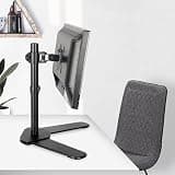 UWYTGF Monitor Arms Tv Wall Mounted Desktop Tv Stand,Desktop Tv Base,Horizontal Rotation 90 °,Suitable for 12-27 Inch Thin Tvs,40Cm,40cm