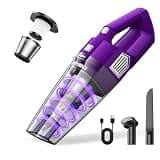 DBHAL Handheld Vacuum Cordless, 15000PA Powerful Suction Car Vacuum Cleaner Lightweight with Multi Accessories, Hand held Vacuum Cleaner Cordless Rechargeable for Car Home