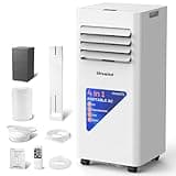 Lovewind 10000 BTU Portable Air Conditioner, 450 Sq.Ft Cooling, 4-in-1 Portable AC Unit with Dehumidifier, Fan, Sleep Mode, Room Air Conditioners for Bedroom with Remote Control, Pure White