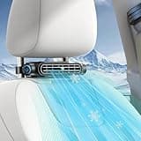 Car Seat Fan for Driver & Backseat - 2026 Upgraded Mini Portable USB Back Cooling Fan Kids Baby Quiet headrest Neck Fan Accessories with 3 Adjustable Wind Speeds for Almost Vehicle Jeep Van RV Truck