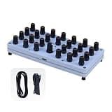 27/15 Knob MIDI CC Controller USB-C, Customizable CC Mapping, Damping Rotary Knobs, Compatible with Ableton Cubase Logic FL Studio Studio One Reaper for Music Production (27 Knobs)