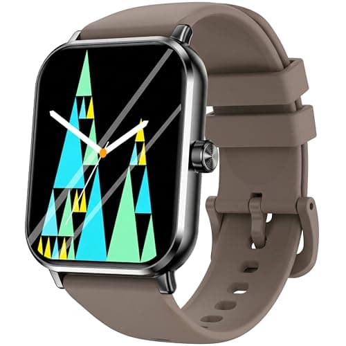 Jacoosa Smart Watch for Men Women, 1.83" HD Touch Screen, Bluetooth Call, 5 ATM Waterproof, 130+ Sports Modes, Heart Rate & Sleep Monitor, Multi-Function Smart Watch Compatible with Android iOS