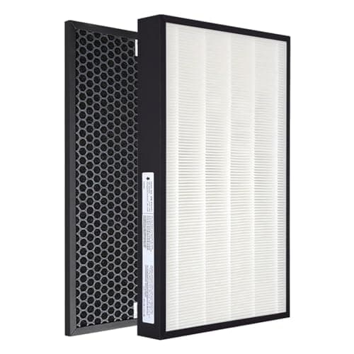 H13 Carbon Filter Kit,Compatible For Sharp,Air Purifier For FP-J60 FP-J80 FP-J60E FP-J80M FP-J80E FP-J60M FZ-J80HFE FZ-J80DFE