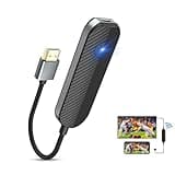4K 1080P Wireless HDMI Display Adapter, WiFi Streaming Movies, Shows Receiver for i-Phone, i-Pad, Android, Tablet, Laptop, Window to HDTV/Monitor/Projector, Compatible Miracast, Air Play, DLNA