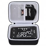 Hard EVA Carry Case Compatible with iHealth Accu Blood Pressure Monitor 4.5" Large LCD Clinically Accurate Irregular Heartbeat Alert Body & Cuff Detection, Portable Storage Box (Case Only)
