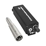 XMSJSIY Monitor Amplifier Headphone Amp Stereo Headphone Earphone with XLR/6.35mm Input 3.5mm Output Converter Portable/Audio Volume Control for Keyboardists, Drummers, Guitar-1 Pcs