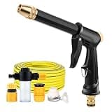 Portable Power Washer - High Pressure Car Wash Machine, Handheld Pressure Washer, With Nozzle 4-Spray Mode Sprayer For Truck Car Floor Wall Fence Window Lawn Driveway Gardening Watering Pet Bathing