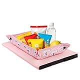 Airplane Tray Cover Kids | Foldable Multifunctional Storage | Toy Container Travel Tray Organizer | for Road Trip Flying Traveling Train Bus Birthday Christmas Party