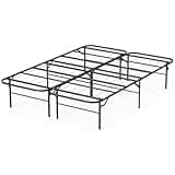 NChanmar 14 in Metal Bed Frame Full Size Bed Frame with Storage Space Foldable Platform Mattress Foundation Heavy Duty Sturdy Steel Slats Support No Box Spring Needed for Home, Office Dormitory