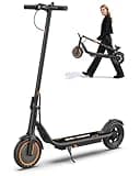 Maxshot Electric Scooter, 350W/500W Powerful Motor, 19-22 MPH Max Speed, 15-28 Miles Range, Foldable escooter with Dual Braking Systems, Smart APP