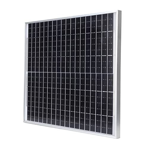 20W 18V Monocrystalline Solar Panel Portable Photovoltaic Panel with High Conversion Efficiency, Compatible with RV, Boat, Trailer & Car Charging Systems