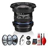 Venus Optics Laowa 12mm f/2.8 Lite Zero-D AF Lens for Sony E | Full Frame Ultra Wide Angle, Autofocus, Low Distortion, 122 Degree Field of View (VE1228AFFE) + Lens Filter Kit + More (6pc Bundle)