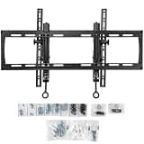 Lectronify Tilt TV Wall Mount for 42-90" LED/LCD Displays, -12 to 5° Tilt, Steel Bracket, Max VESA 700x400mm, Supports 154 lb, Fits Wood/Concrete/Metal Studs, Bubble Level Included