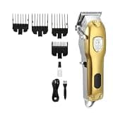 DAXXIN Hair Cutting Tool, Professional Hair Cutting Machine Adjustable Hair Trimmer Cordless Barber Digital Display Clipper for Men