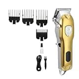 DAXXIN Hair Cutting Tool, Professional Hair Cutting Machine Adjustable Hair Trimmer Cordless Barber Digital Display Clipper for Men