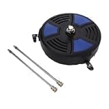Tnfeeon Pressure Washer Surface Cleaner, 16 Inch Stainless Steel Patio Cleaner Attachment with 3 Wheels and 1 4 Inch Connector for Driveway Garden Courtyard Floor Cleaning
