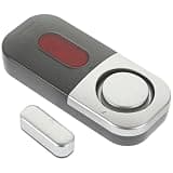 HOMOCONO Anti-Theft Door and Window Security Alarm with 125db Loud Alert, White Abs Magnetic Sensor for Cabinet and Door Use, for Hotel Rooms and Offices to Ensure Safety Random Color