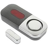 HOMOCONO Anti-Theft Door and Window Security Alarm with 125db Loud Alert, White Abs Magnetic Sensor for Cabinet and Door Use, for Hotel Rooms and Offices to Ensure Safety Random Color