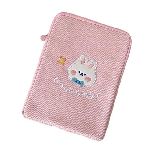 Travel Friendly11Inch Tablet Organiser Soft Velvets Fabric Accessory Protective Case 11Inch Carrying Bag Protective Sleeve