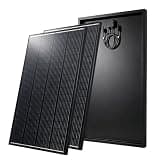 400W Solar Panel 12Volt/24 Volt 25% High-Efficiency Monocrystalline PV Module Power Charger for RV Camper Vehicle Caravan and Other Off Grid Applications - 2-Pack 200W
