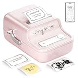 NIIMBOT B21 Label Maker, Inkless Bluetooth Label Printer, 2 Inch Portable Thermal Sticker Machine for Small Business,Marson Jar, Logo, Clothing, Mailing, Candles & Jewelry, Ideal for Gifting, (Pink)