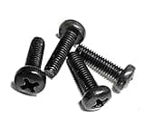 OEM Part - (Set of 4) - Base Legs Stand Screws - Compatible with TCL TV Models: 75R617, 75S421 and 65R625