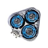 SH50 Replacement Heads Compatible With Philips Series 5000 Electric Shave Razor Blades,bBlack/Silver(Silver)