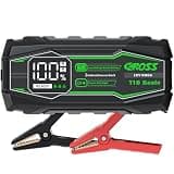 CAROSS T18 Basic Car Battery Jump Starter - 800A Jump Starter for Up to 6.0L Gas and 3.0L Diesel Engines, 12V Portable Jump Box with LED Display (800, Amps)