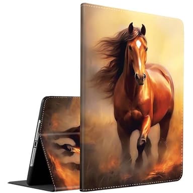 Case for Samsung Galaxy Tab S11 11 Inch 2025(SM-X730/SM-X736B),Slim Fit Foldable Standing Cover Case with Auto Sleep/Wake for Galaxy Tab S11 11" Tablet ,Wild Horse