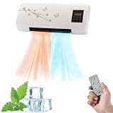 Portable Electric Heater - 2000W Energy Efficient Quiet Space Heater, ECO Mode & 6H Timer,Natural/Warm Wind for Bedroom Living Room(C)