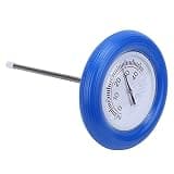 Floating Pool Thermometer with String, Hot Tub Thermometer Floating Swimming Pool Dial Thermometer with Probe for Pool, Pond, Hot Tub and Bath Water Temperature