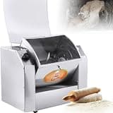 Stand Mixer, 1100W Dough Kneading Machine with 90 Degree Tilt & Timer, Industrial Food Mixer for All Kinds of Pasta, 8.5kg Capacity
