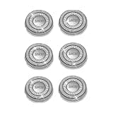 6pcs SH30 50 70 90 Replacement Head,Compatible For Philips Norelco Series 3000/2000/1000(SH50)