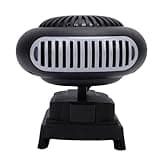 Marhynchus Cordless Space Heater Battery Powered 170W 2 Temperature Gears 360 Rotation 2 USB Ports Heater with Flexible Angle Adjustment for Workshop Factory Use