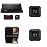 KICKER (2 SOLOXS & WarHorse Competition Bundle, (2) 52L7XS121 12" Subwoofer, 49WXA36001 Amp & Dual Unloaded Enclosure