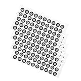 4 Sheets Reflective Marking Dots Reference Points for 3D Scanning Sticker Film Marker Stickers for Complex Details
